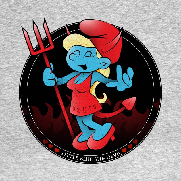 Little Blue She-Devil by BrandyGraphics